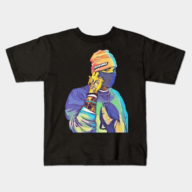 Chris brown Kids T-Shirt by lilwm14@gmail.com